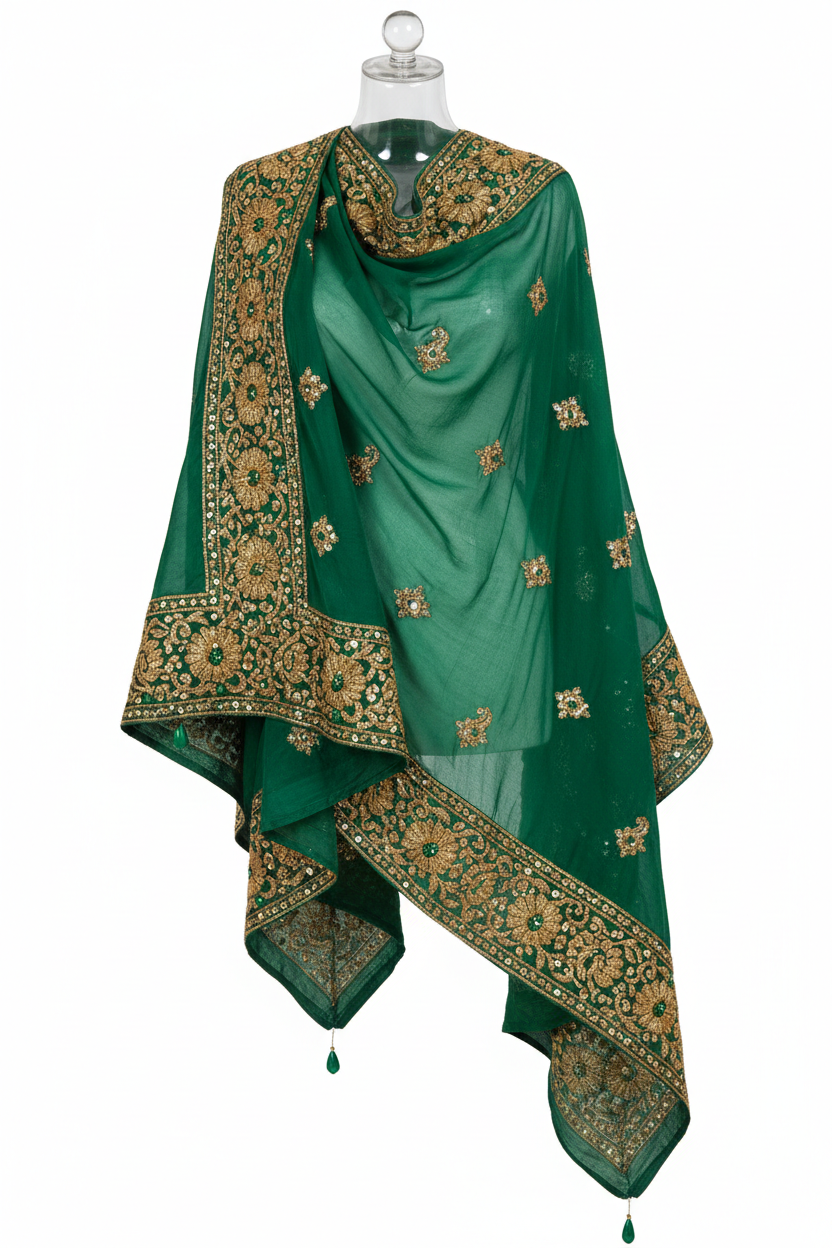 Green Dupatta