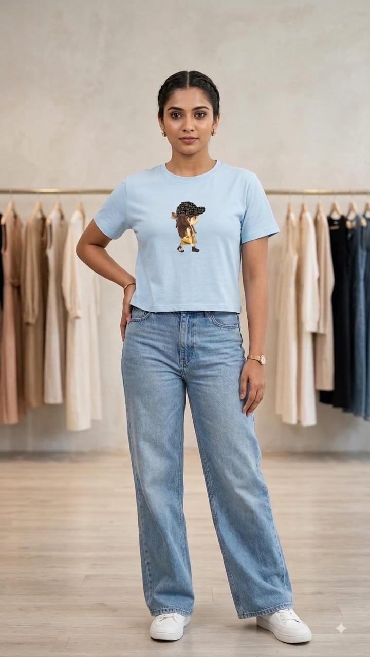 Women’s White Graphic T-Shirt